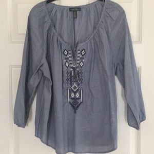 Linen denim shift from Ralph Lauren! Never worn!